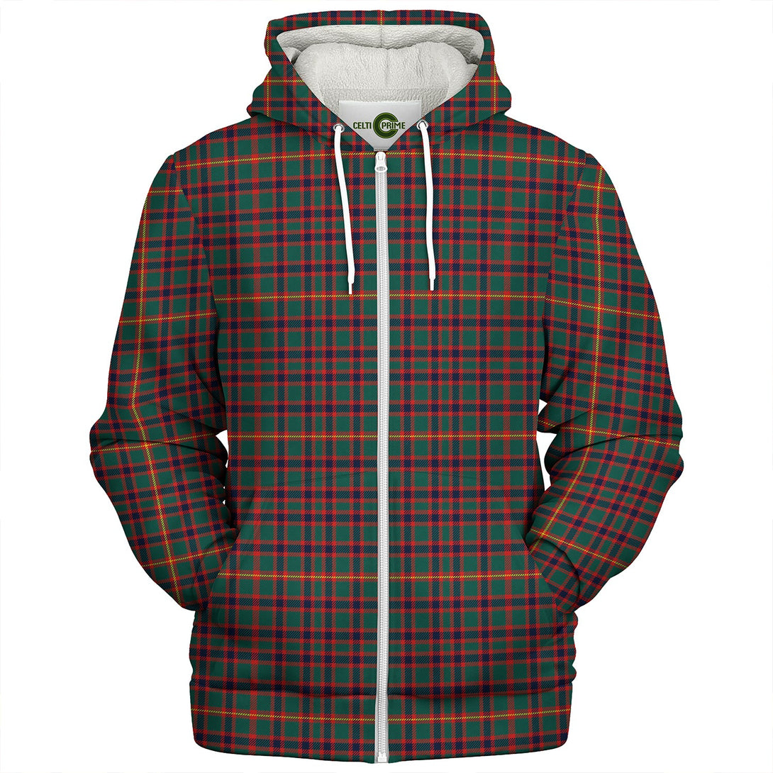 Hall Modern Clan Badge Tartan Sherpa Hoodie