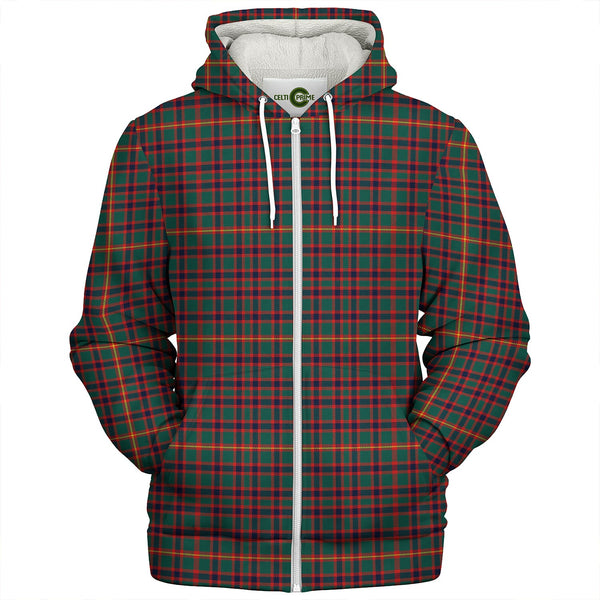 Hall Modern Clan Badge Tartan Sherpa Hoodie