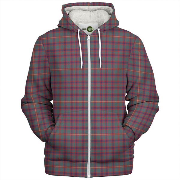 Hall Weathered Tartan Sherpa Hoodie