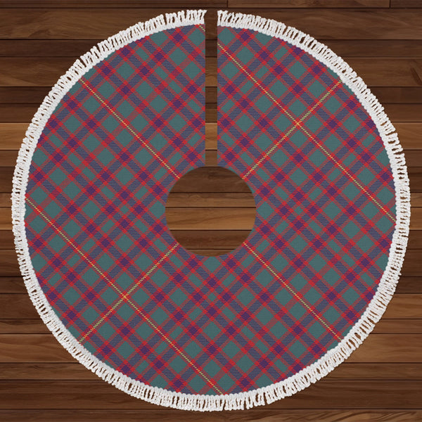 Hall Weathered Tartan Christmas Tree Skirt