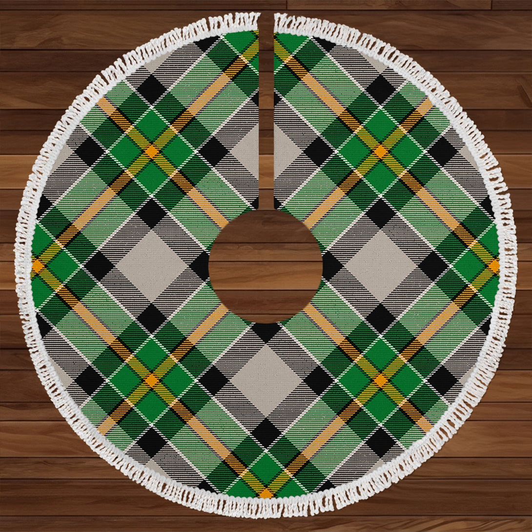 Hamilton of Brandon Ancient Clan Badge Tartan Christmas Tree Skirt