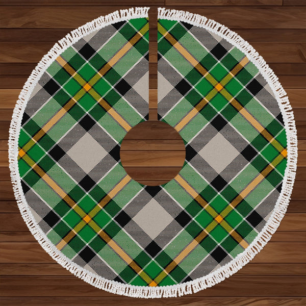 Hamilton of Brandon Ancient Clan Badge Tartan Christmas Tree Skirt