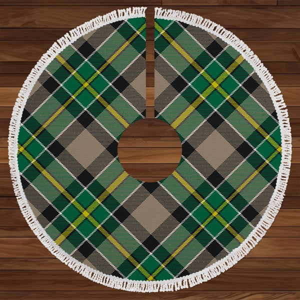 Hamilton of Brandon Modern Clan Badge Tartan Christmas Tree Skirt