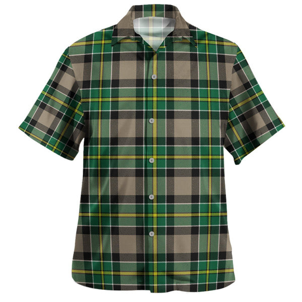 Hamilton of Brandon Modern Clan Badge Tartan Hawaiian Shirt