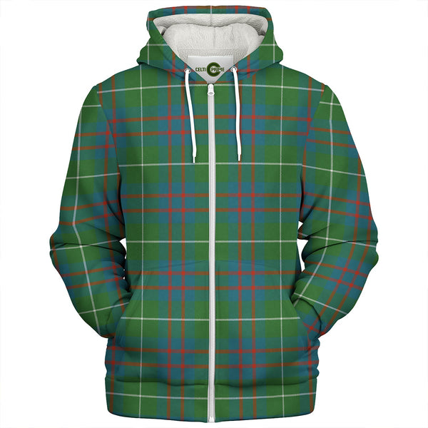 Hamilton of Clayton Ancient Clan Badge Tartan Sherpa Hoodie