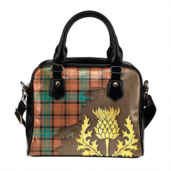 Haney Dress Modern Tartan Shoulder Handbag Thistle Oldest Style