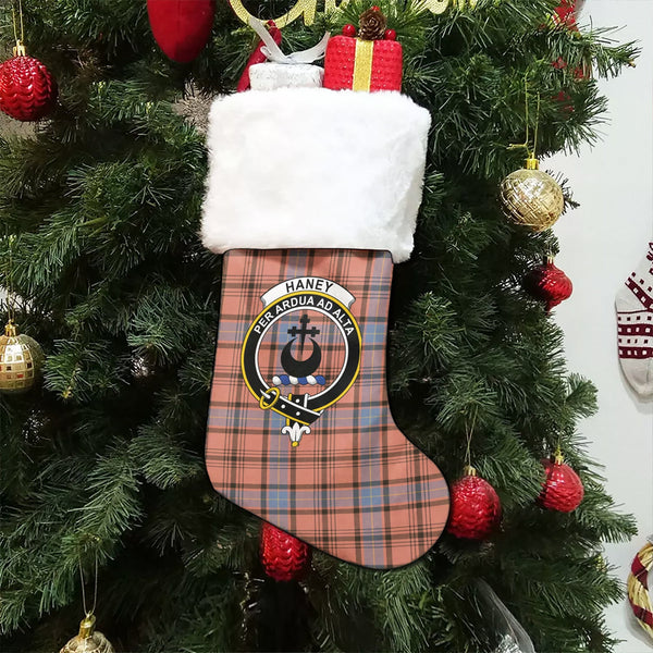 Haney Dress Weathered Clan Badge Tartan Christmas Stocking