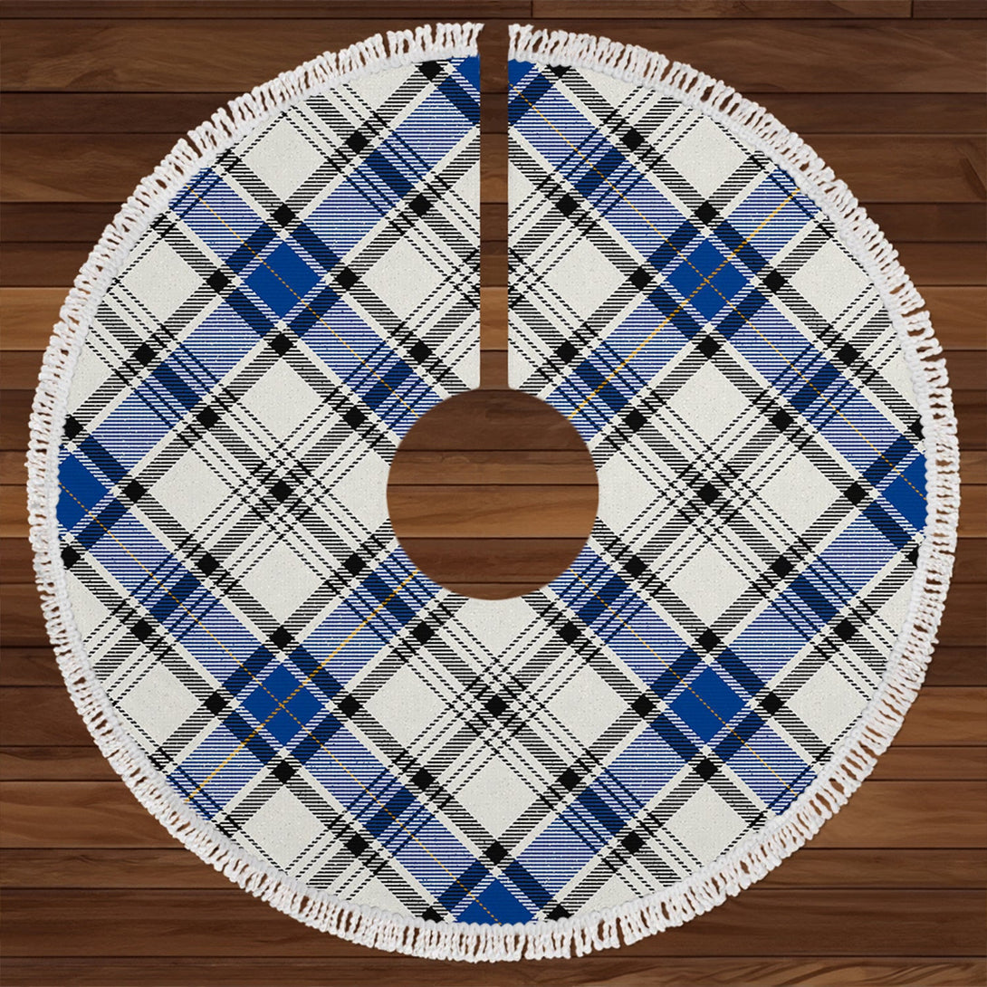 Haney Modern Clan Badge Tartan Christmas Tree Skirt