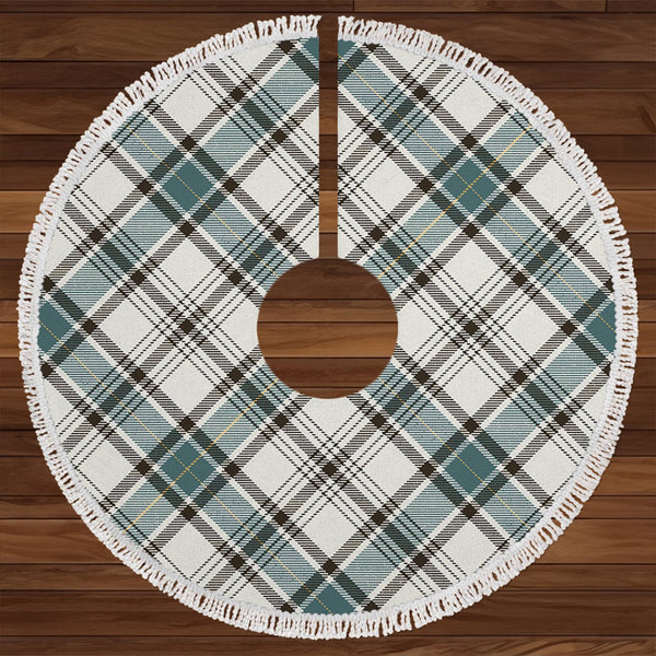 Haney Weathered Clan Badge Tartan Christmas Tree Skirt