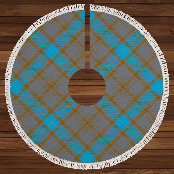 Hanna of Leith Modern Tartan Christmas Tree Skirt