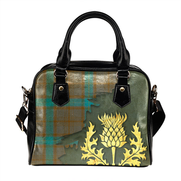 Hanna of Leith Modern Tartan Shoulder Handbag Thistle Oldest Style