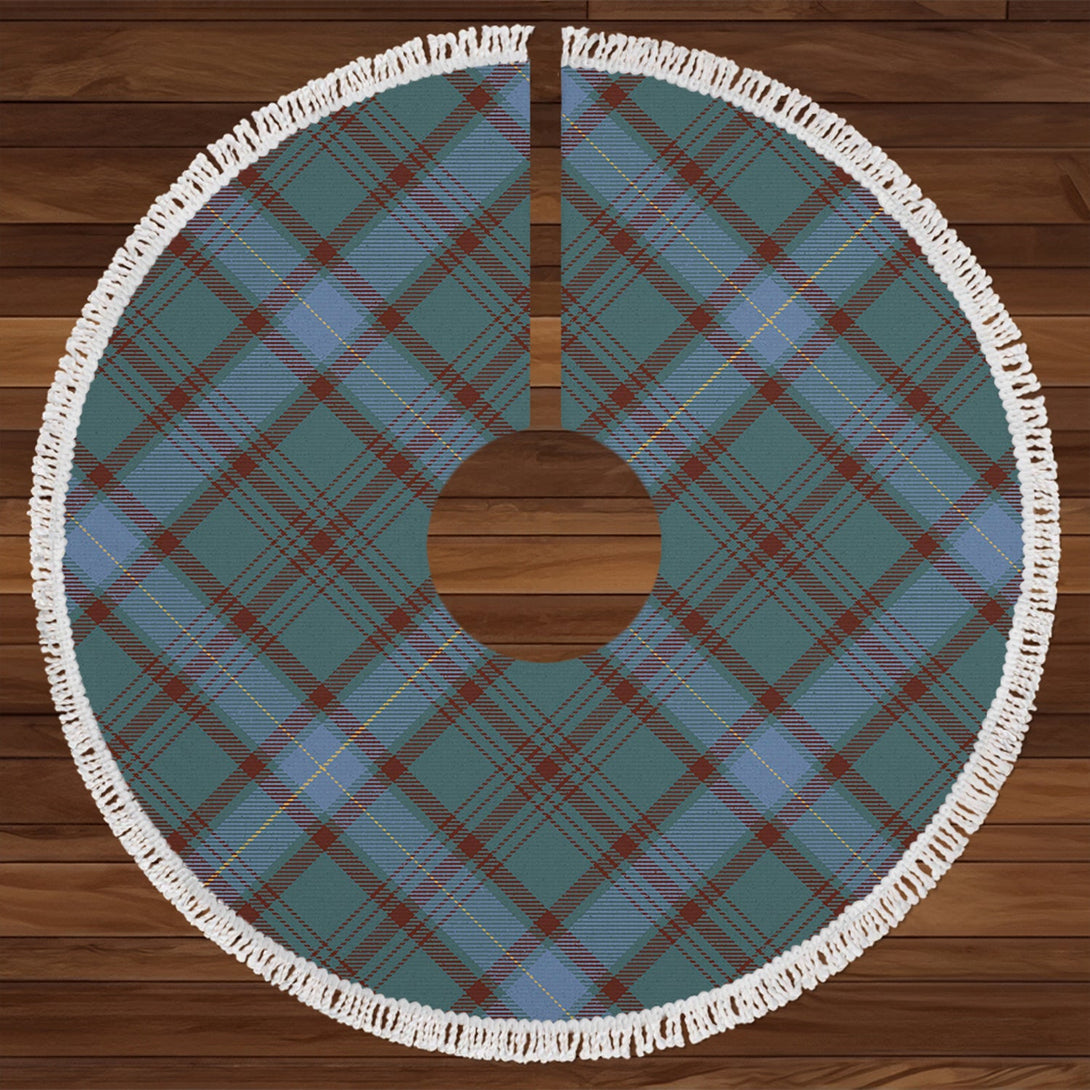 Hanna of Leith Weathered Tartan Christmas Tree Skirt