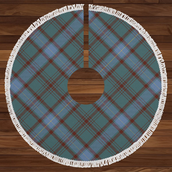 Hanna of Leith Weathered Tartan Christmas Tree Skirt