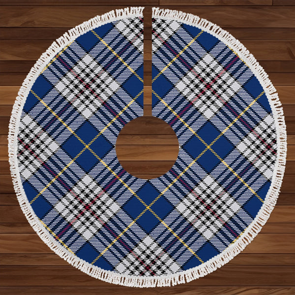 Hanna of Stirlingshire Modern Tartan Christmas Tree Skirt