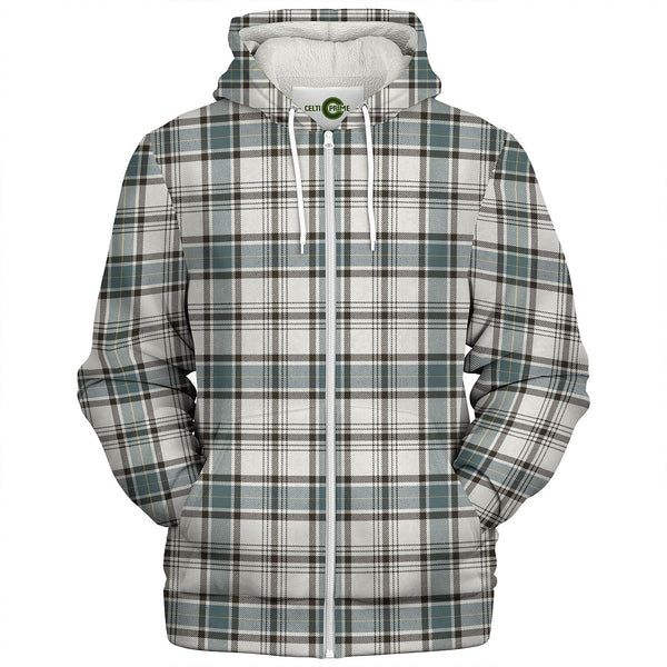 Hannay (Haney) (Hanna of Sorbie) Weathered Tartan Sherpa Hoodie