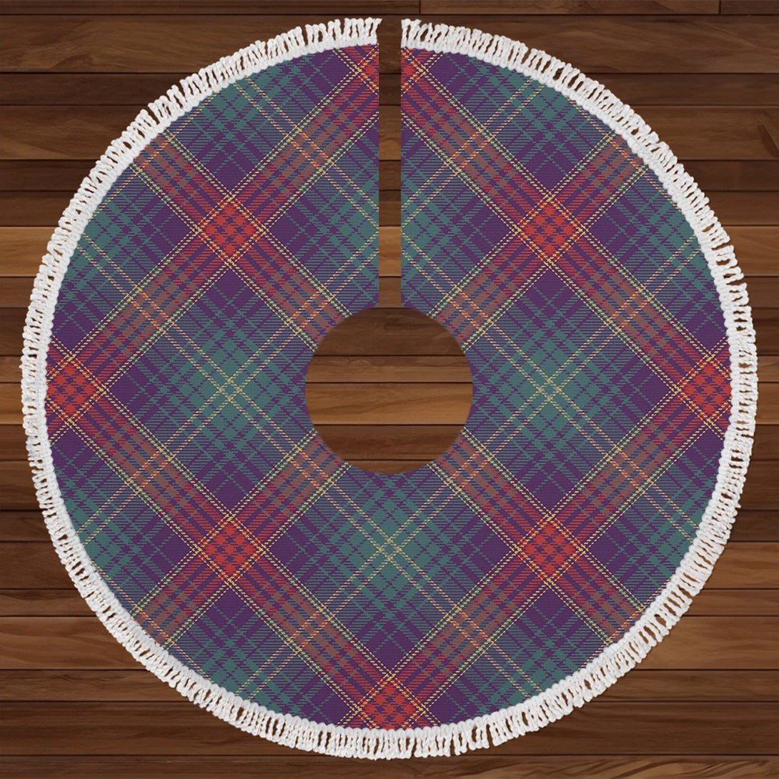 Hart Weathered Tartan Christmas Tree Skirt