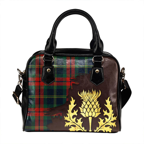 Harvey Modern Tartan Shoulder Handbag Thistle Oldest Style