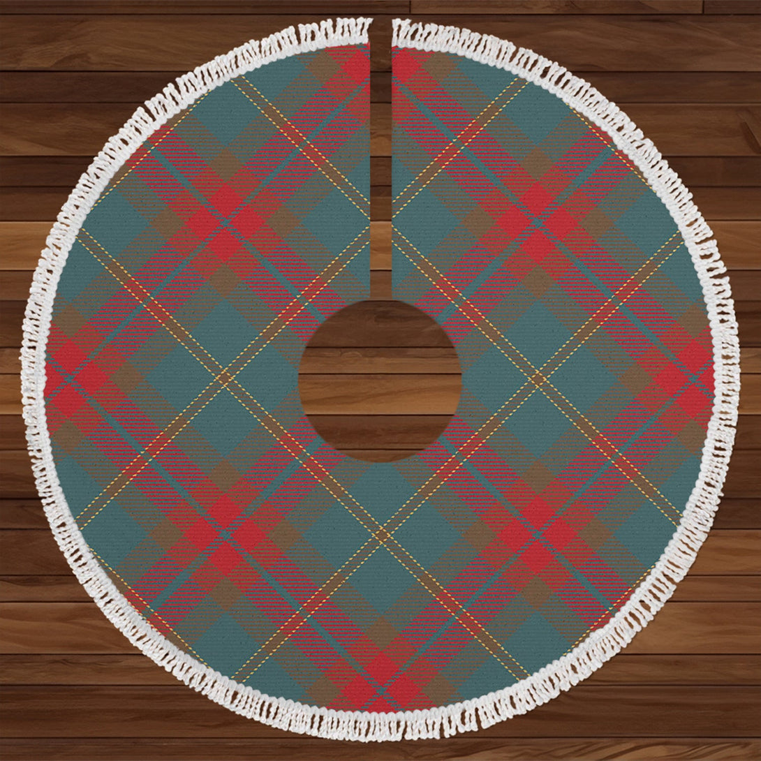 Harvey Weathered Tartan Christmas Tree Skirt