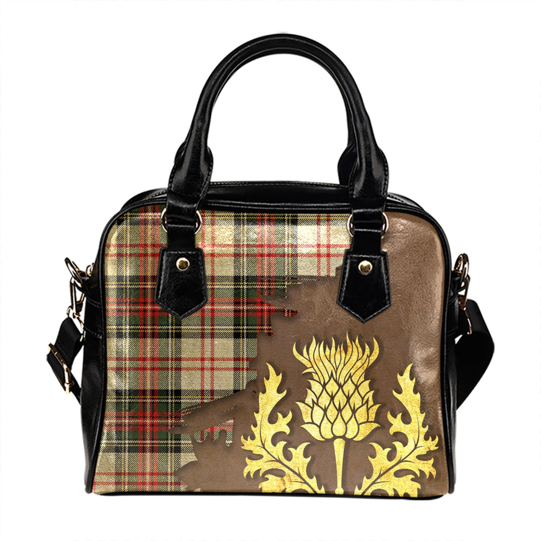 Hay 3 Modern Tartan Shoulder Handbag Thistle Oldest Style