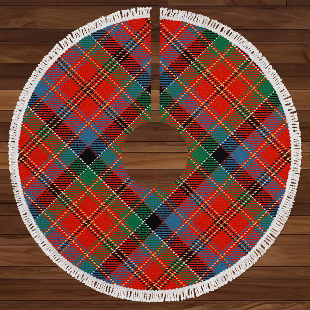 Hay and Leith Ancient Clan Badge Tartan Christmas Tree Skirt