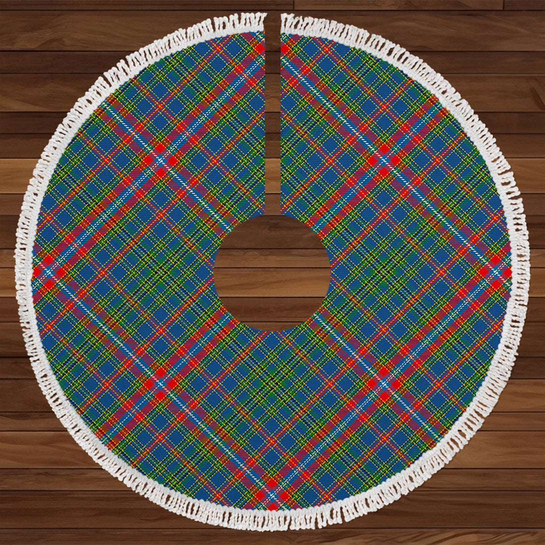 Hebridean Inner Hebrides Modern Tartan Christmas Tree Skirt