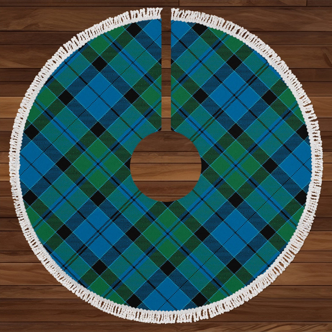 Hebridean Old District Ancient Tartan Christmas Tree Skirt