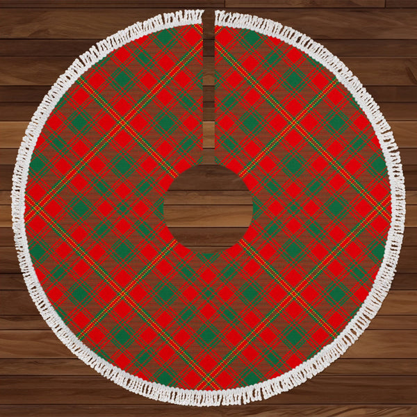 Hebrides Outer Modern Tartan Christmas Tree Skirt