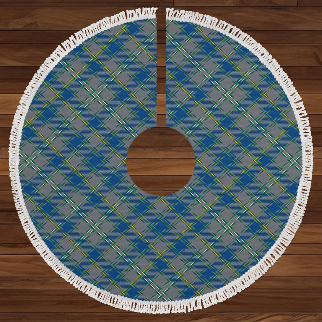 Hebrides South Uist 01 Modern Tartan Christmas Tree Skirt