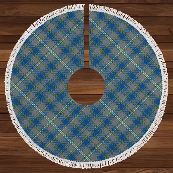 Hebrides South Uist 01 Modern Tartan Christmas Tree Skirt