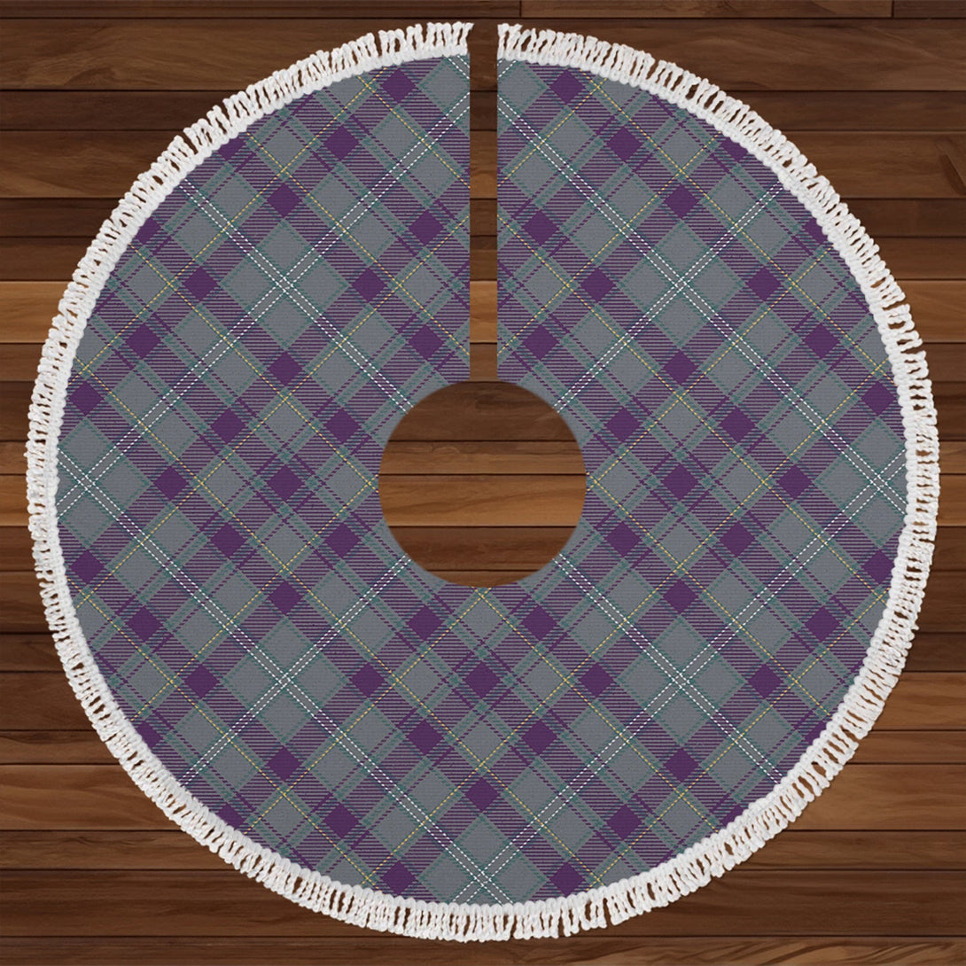 Hebrides South Uist 01 Weathered Tartan Christmas Tree Skirt