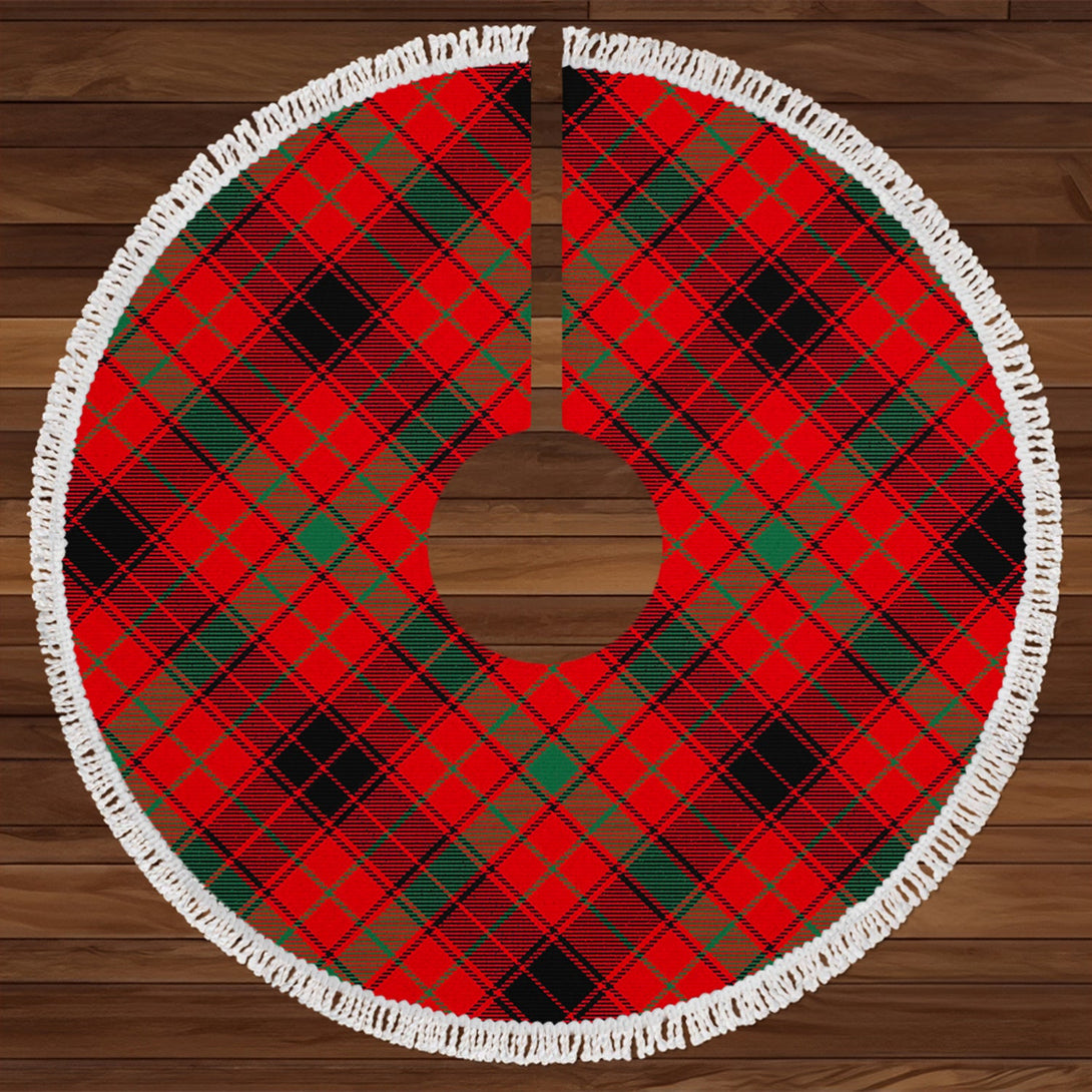 Hebrides South Uist 02 Modern Tartan Christmas Tree Skirt