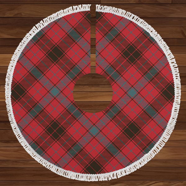 Hebrides South Uist 02 Weathered Tartan Christmas Tree Skirt