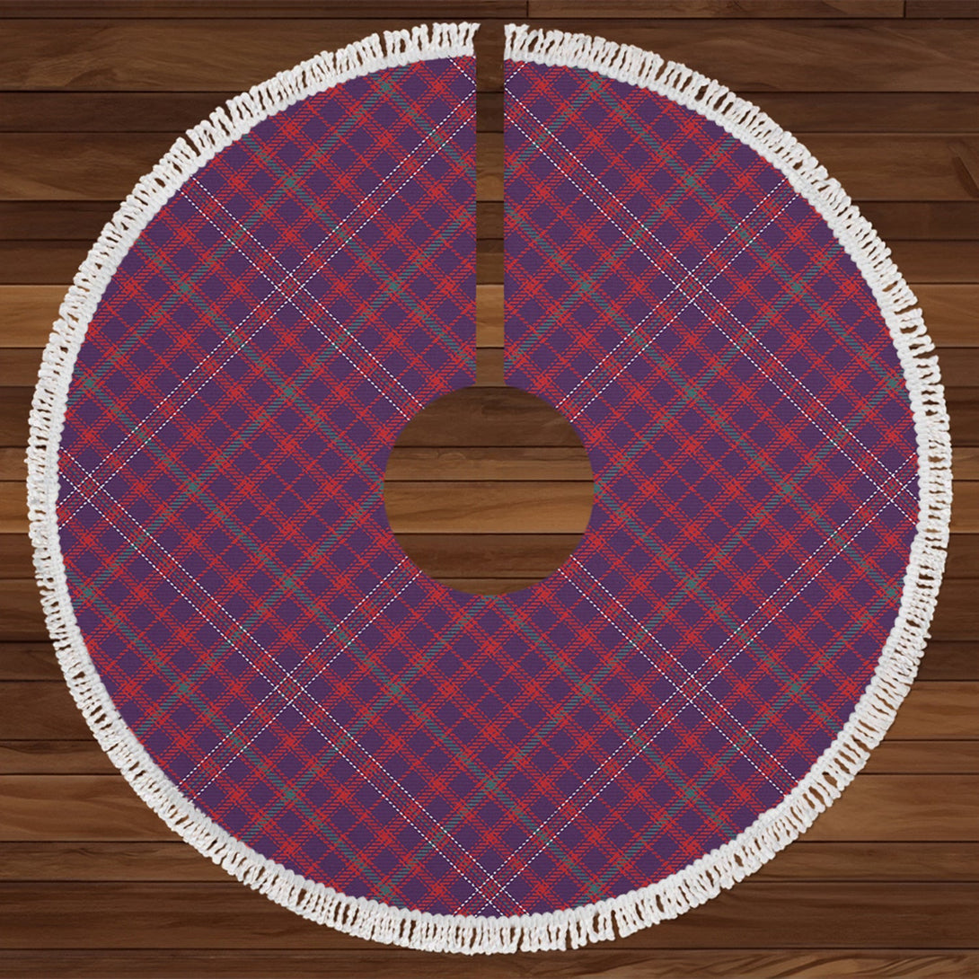 Hebrides South Uist 03 Weathered Tartan Christmas Tree Skirt