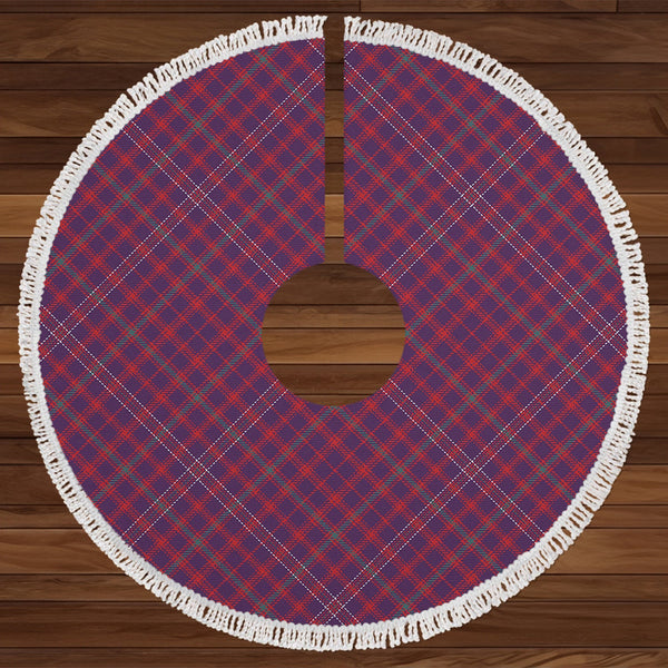 Hebrides South Uist 03 Weathered Tartan Christmas Tree Skirt