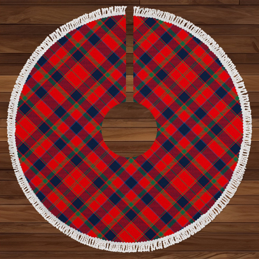 Hebrides 02 Modern Tartan Christmas Tree Skirt