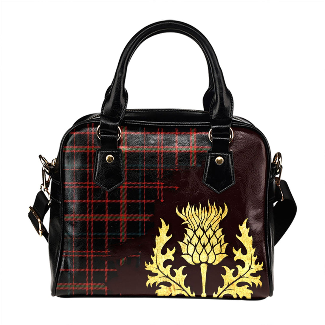 Hebrides 03 Modern Tartan Shoulder Handbag Thistle Oldest Style