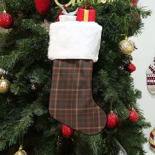 Hebrides 03 Weathered Tartan Christmas Stocking