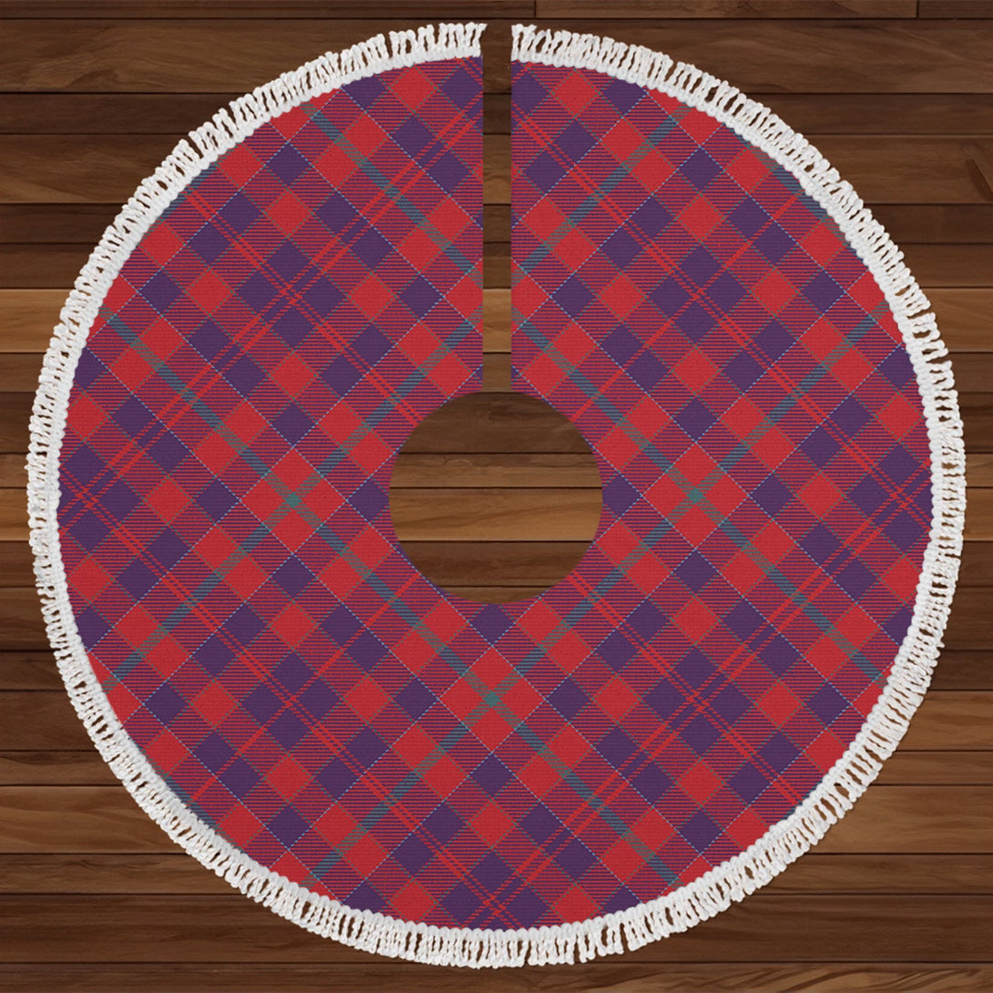 Hebrides 05 Weathered Tartan Christmas Tree Skirt