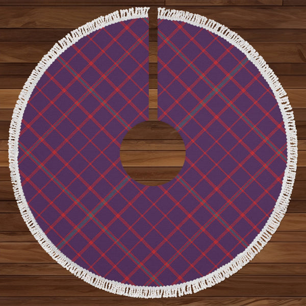 Hebrides 06 Weathered Tartan Christmas Tree Skirt