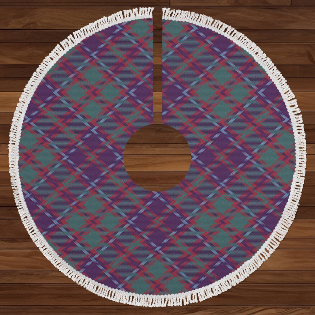 Hebrides 07 Weathered Tartan Christmas Tree Skirt