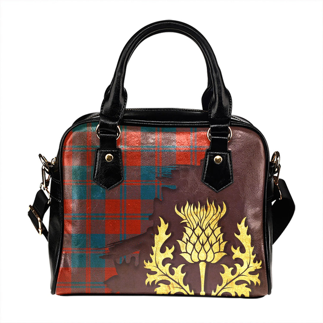 Hebrides 08 Ancient Tartan Shoulder Handbag Thistle Oldest Style