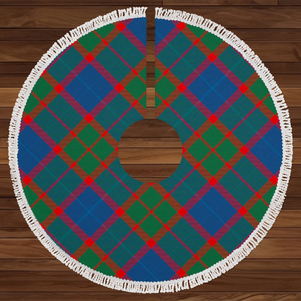 Hebrides 09 Modern Tartan Christmas Tree Skirt