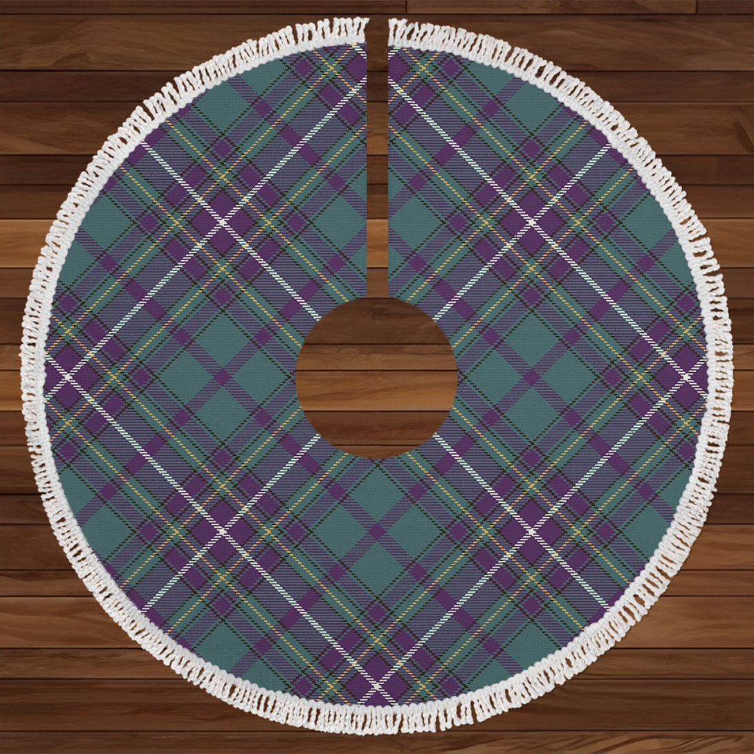 Heddle Weathered Tartan Christmas Tree Skirt