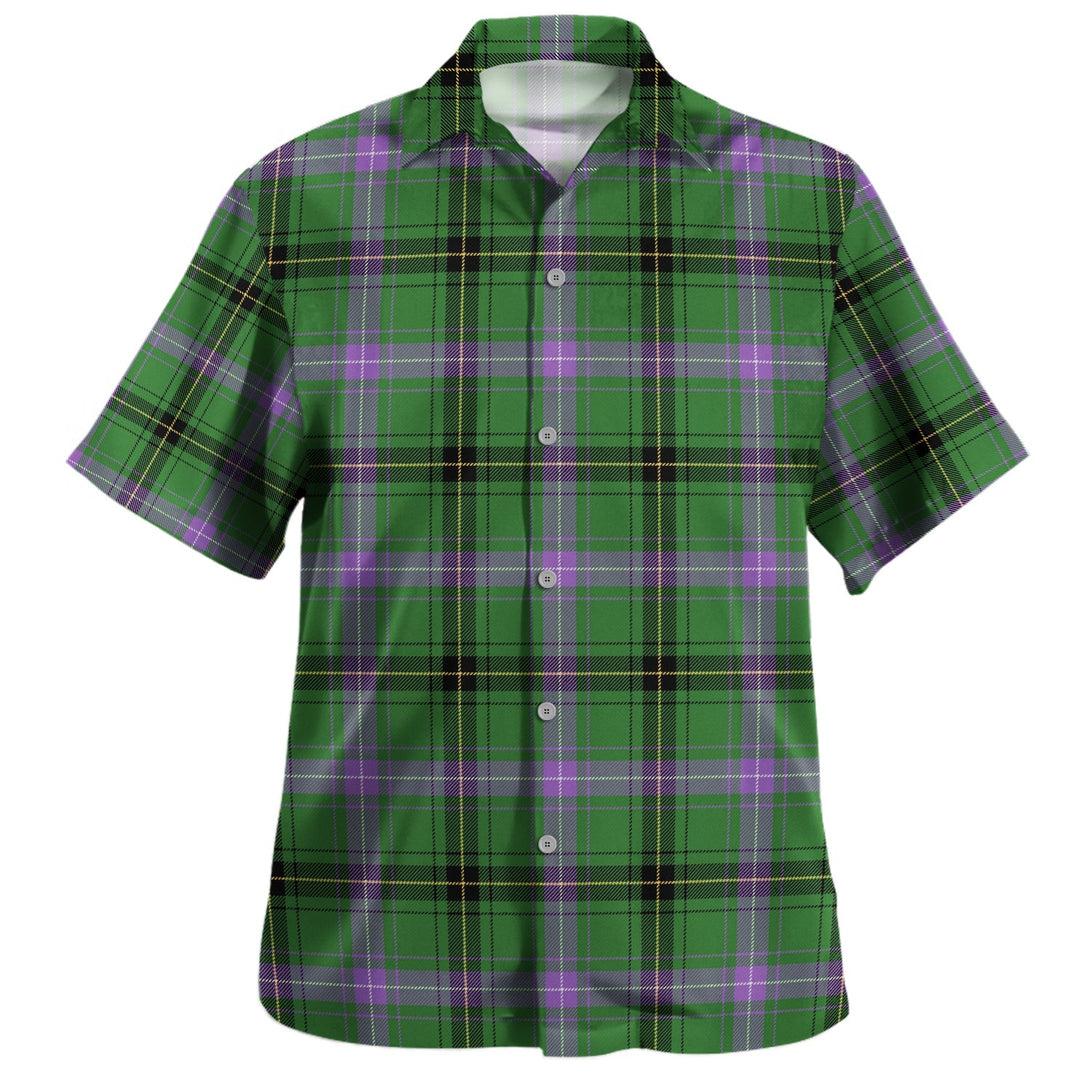 Henderson Ancient Clan Badge Tartan Hawaiian Shirt