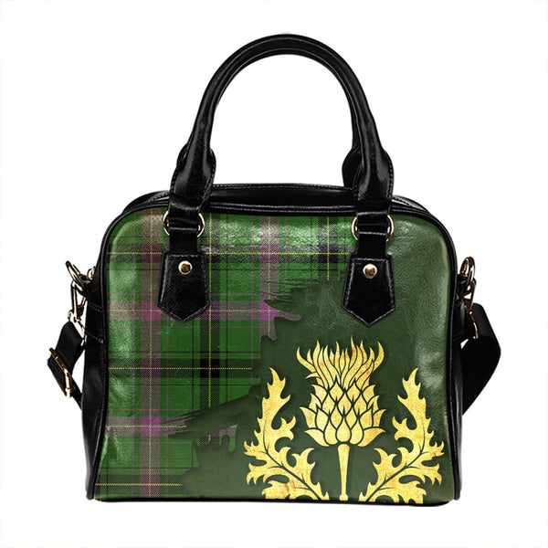 Henderson (MacKendrick) Ancient Tartan Shoulder Handbag Thistle Oldest Style