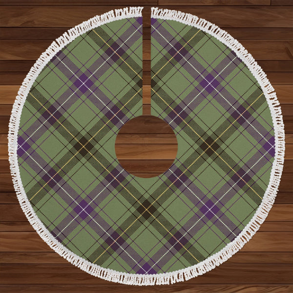 Henderson (MacKendrick) Weathered Clan Badge Tartan Christmas Tree Skirt