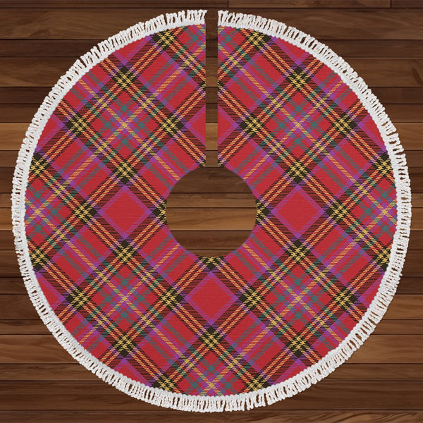 Hepburn Weathered Tartan Christmas Tree Skirt