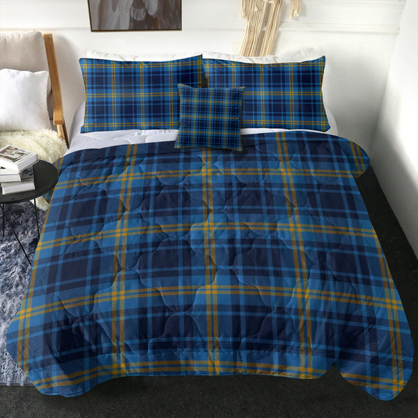 Hepburn 2 Modern Tartan Comforter