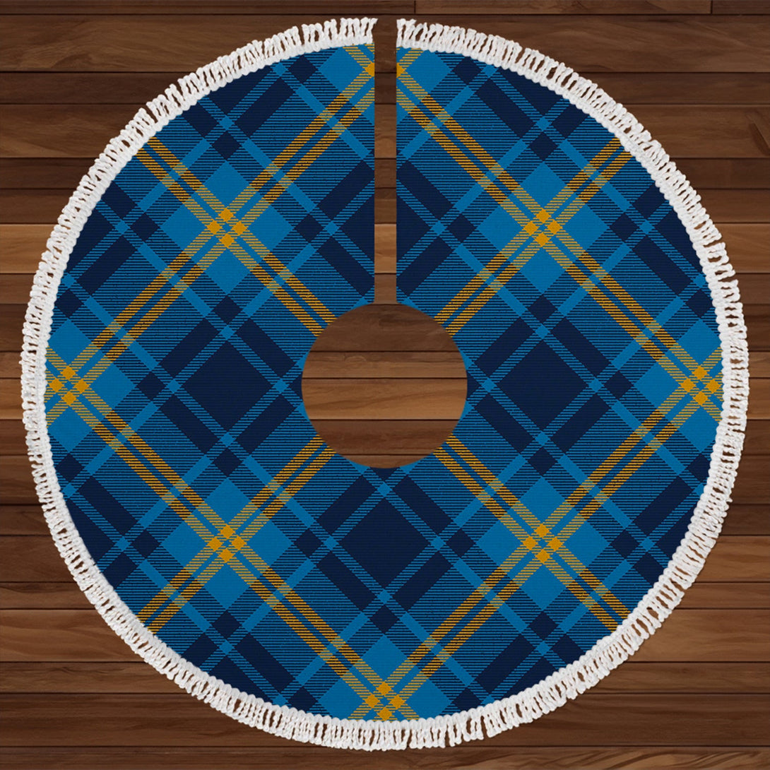 Hepburn 2 Modern Tartan Christmas Tree Skirt