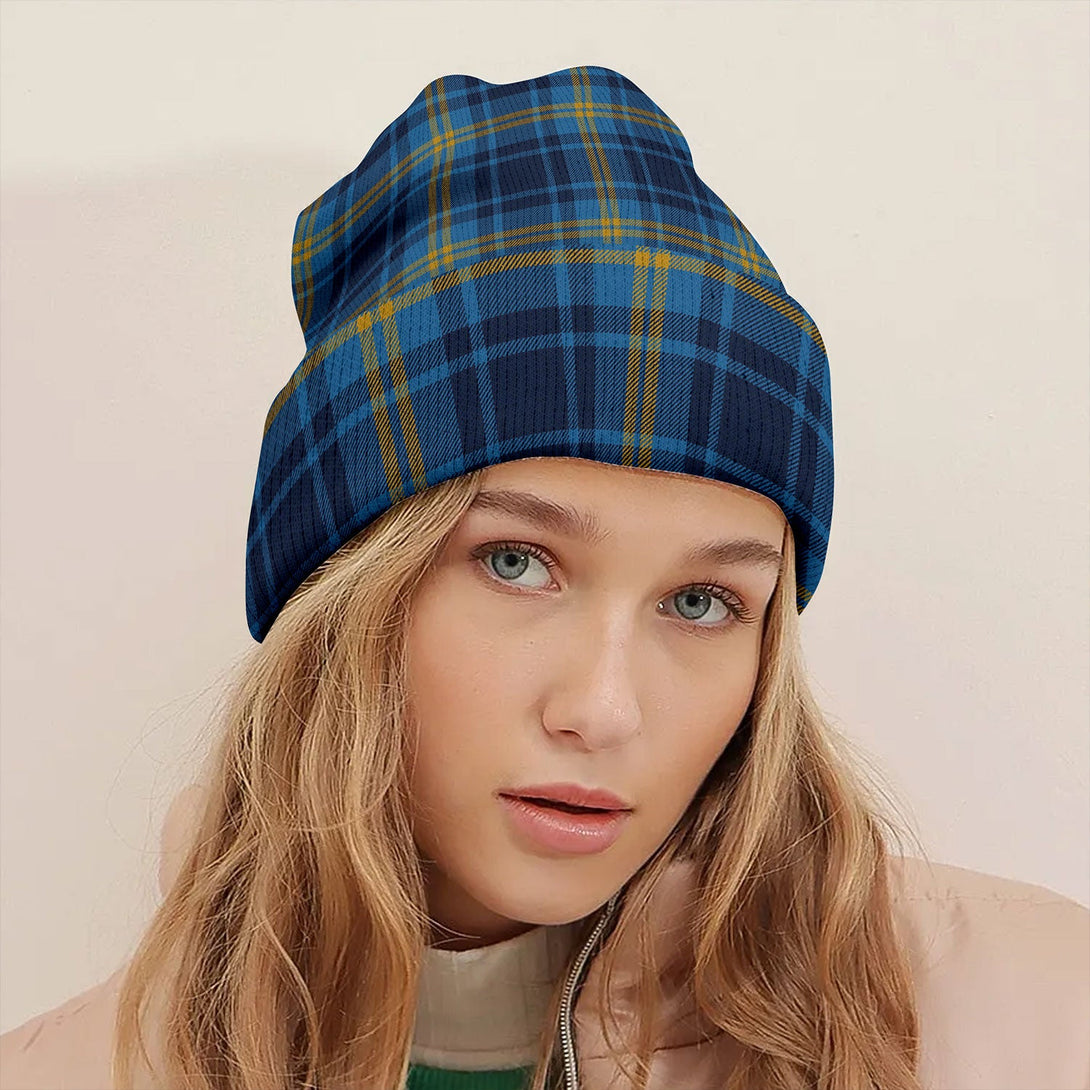 Hepburn 2 Modern Tartan Knitted Beanie